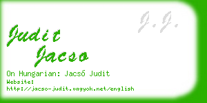 judit jacso business card